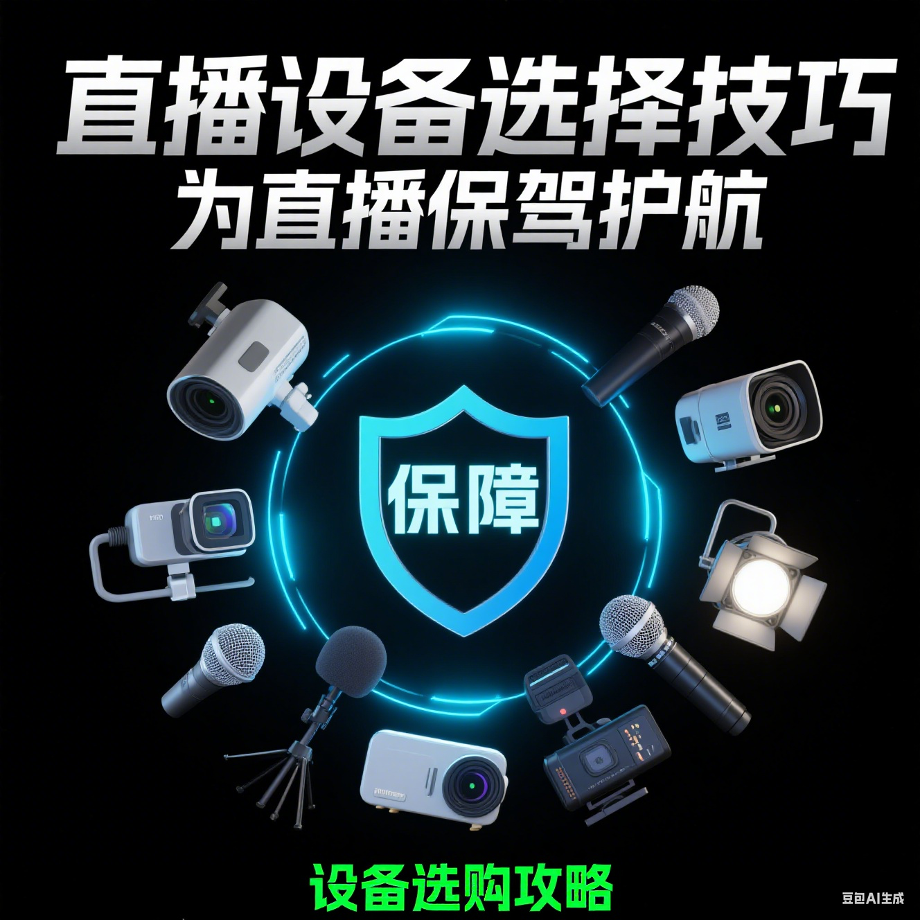 直播设备选择技巧，为直播保驾护航